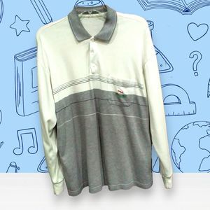 Per Gibo Long Sleeves Polo Shirt Sz Large